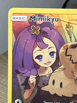 Pokemon Mimikyu TCG Sun & Moon Cosmic Eclipse Holo Card 245/236 Secret Rare - Image 3