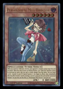 Yugioh Performapal Miss Director #GFP2-EN035 Ghosts the Past: 2nd Haunting LP - Image 1