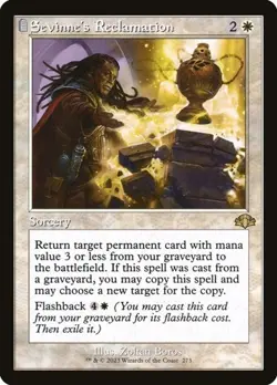 Sevinne's Reclamation - Retro Frame Dominaria Remastered NM MTG - Image 1