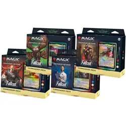 Set of 4 - 1 of Each - Commander Deck Fallout PIP MTG - Image 1