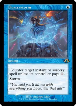Foil - Flusterstorm (Retro Frame) - 496 / NM / English MTG - Image 1