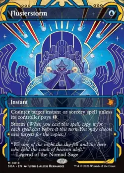 Flusterstorm - Extended Art SOA NM MTG - Image 1