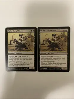 MTG LP Okiba-Gang Shinobi x 2-Betrayers of Kamigawa Free Shipping & Tracking - Image 1
