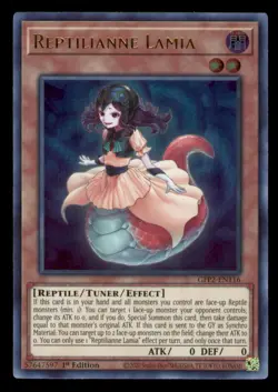 Yugioh Reptilianne Lamia #GFP2-EN116 Ghosts From the Past: The 2nd Haunting LP - Image 1