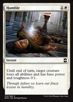 Humble - Foil x4 - Eternal Masters - NM-Mint, English - Eternal Masters - Image 1