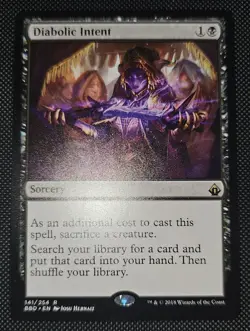MTG Diabolic Intent 141/254 Battlebond Rare NM - Image 1