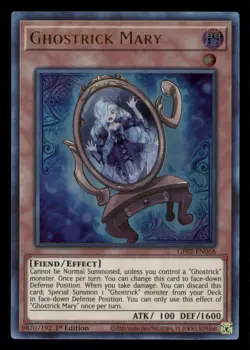 Yugioh Ghostrick Mary #GFP2-EN068 Ghosts From the Past: The 2nd Haunting LP - Image 1