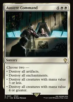Austere Command NM, English MTG Commander: Final Fantasy - Image 1