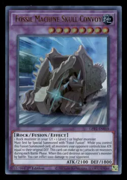 Yugioh Fossil Machine Skull Convoy #GFP2-EN019 Ghosts the Past: 2nd Haunting LP - Image 1