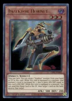 Yugioh Inzektor Hornet #GFP2-EN062 Ghosts From the Past: The 2nd Haunting LP - Image 1