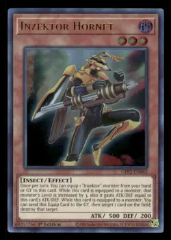 Yugioh Inzektor Hornet #GFP2-EN062 Ghosts From the Past: The 2nd Haunting LP - Image 1