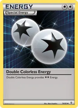 Reverse Holofoil - Double Colorless Energy - 74/83 / NM / English Pokemon TCG - Image 1