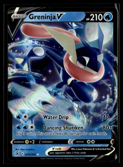 Pokemon TCG SWSH08: Fusion Strike #073/264 Greninja V - Image 1