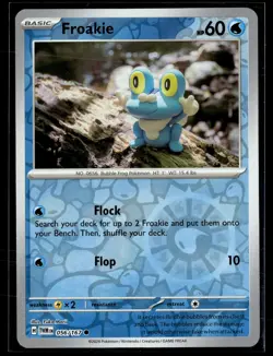Pokemon TCG SV06: Twilight Masquerade #056/167 Froakie Reverse Holo - Image 1