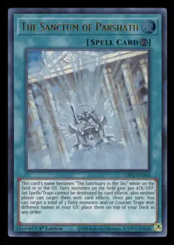 Yugioh The Sanctum of Parshath #GFP2-EN162 Ghosts From the Past: 2nd Haunting LP - Image 1