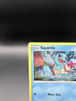 Pokemon TCG Squirtle Pokemon GO Cosmos Holo Promo SWSH233 70HP 2022 English - Image 3