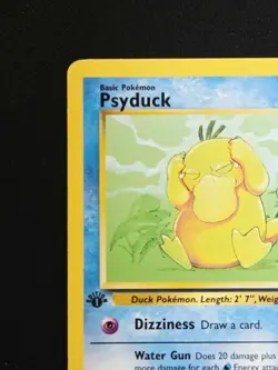 Psyduck 53/62 1st Edition Fossil Set Non Holo WoTC Pokemon 1999 - Image 3