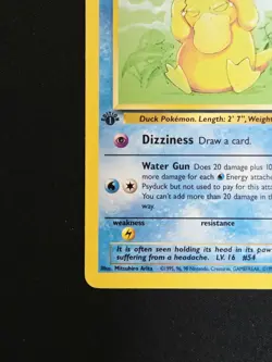 Psyduck 53/62 1st Edition Fossil Set Non Holo WoTC Pokemon 1999 - Image 5