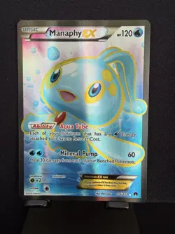 Pokemon TCG Manaphy EX 116/122 XY BREAKpoint Full Art Ultra Rare 2016 Near Mint - Image 1