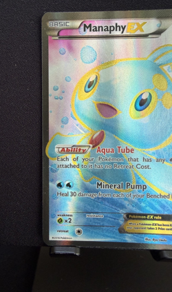 Pokemon TCG Manaphy EX 116/122 XY BREAKpoint Full Art Ultra Rare 2016 Near Mint - Image 2