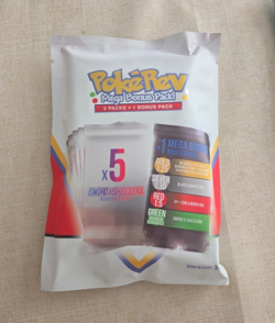 PokeRev 3.0 Mega Bonus Pack Pokemon TCG Sealed 6 Booster Packs English - Image 1