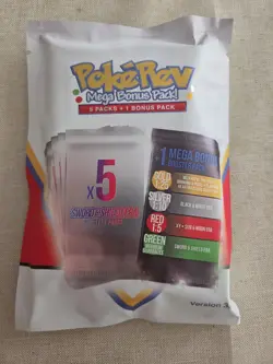 PokeRev 3.0 Mega Bonus Pack Pokemon TCG Sealed 6 Booster Packs English - Image 5