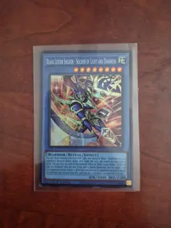 Yu-Gi-Oh! Black Luster Soldier Soldier of Light & Darkness 1st Ed SCR CORI-EN028 - Image 1