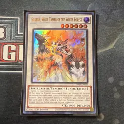 YuGiOh! INFO-EN038 Silvera Wolf Tamer White Forest 1st Edition Ultra Rare NM - Image 2