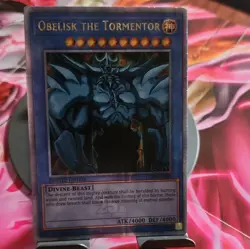 Konami Yu-Gi-Oh! Obelisk the Tormentor LC01-EN001 Quarter Century Starlight Rare - Image 2