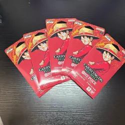 One Piece OP-13 Carrying On His Will Sleeved Booster Packs - Lot of 5 - SEALED - Image 1