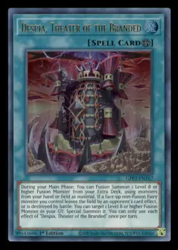 Yugioh Despia, Theater of the Branded #GFP2-EN167 Ghosts Past:2nd Haunting LP - Image 1
