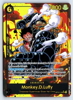 Monkey.D.Luffy (Moderately Played) OP10-118 One Piece Royal Blood SEC - Image 1