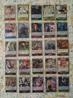 One Piece TCG Japanese Lot ×25 Pirate Foils Only (No Duplicates) - Image 1