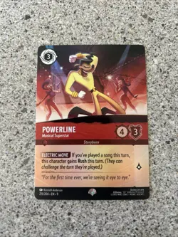 Disney Lorcana TCG Fabled Powerline Musical Superstar #215/204 Epic Holo! - Image 1
