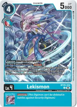 Lekismon BT25-025 Playset Dual Revolution Digimon Card Game - Image 1