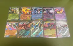 Chaos Rising Complete Double Rare Ex Lot Pokemon TCG 10 Cards Total - Image 1