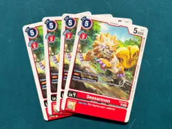 Seasarmon EX12-011 Playset Digital World Shambala Digimon Card Game x4 - Image 1