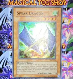Yugioh Spear Dragon Legacy of Darkness Super Rare LOD-035 NM - Image 4