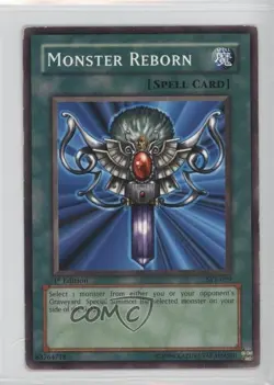 Monster Reborn 1st Ed. YuGiOh Starter Deck Yugi Evolution #SYE-029 2004 READ - Image 1