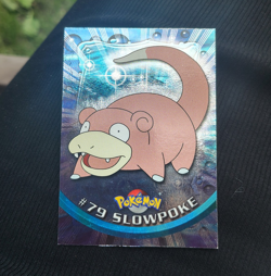 Topps TV Animation Edition Slowpoke #79 Holo English Pokemon Card - Image 1