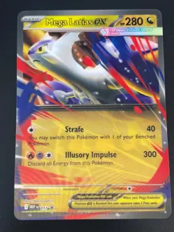 Mega Latias ex 011 Lenticular Oversized Jumbo Pokemon Card - Image 1