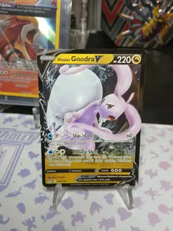 Hisuian Goodra V 135/196 Ultra Rare Lost Origin Pokemon Card - Image 1