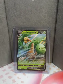 Alolan Exeggutor V 005/078 Pokemon GO Ultra Rare Holo Pokemon TCG Card NM - Image 1