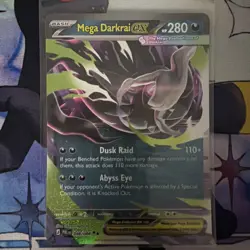 Mega Darkrai EX 048/084 Pitch Black Holo Rare Pokemon Card NM - Image 1