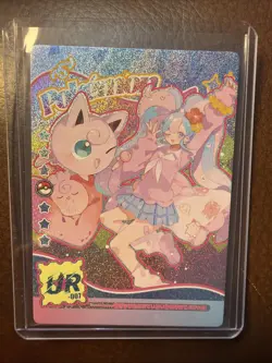 Pokemon Iono x Hatsune Miku Project Voltage Custom Holo Card UR-007 Jigglypuff - Image 1