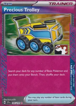 Precious Trolley Holo ACE SPEC Rare Prize Pack Series Cards 185/191 NM - Image 1