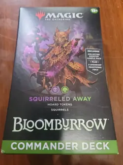 MTG Bloomburrow Commander Deck – Squirreled Away – Magic the Gathering Sealed - Image 1