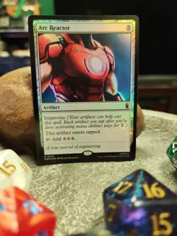 MTG Arc Reactor - Foil art - Marvel Super Heroes #0243 - Image 1