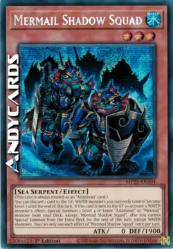 MERMAIL SHADOW SQUAD • Segreta Prismatica • MP25 EN101 • 1Ed • Yugioh! ANDYCARDS - Image 1