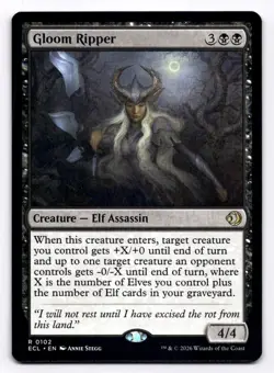 Gloom Ripper ECL 102 - Normal - NM - Magic the Gathering - Image 1